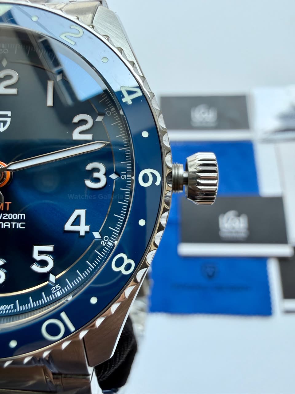Pagani Design PD1784 GMT Automatic Watch – Seiko NH34 Dual Time Zone | 200M Waterproof Sapphire Crystal | Ceramic Bezel Luxury Sports Watch | Pagani Design Pakistan