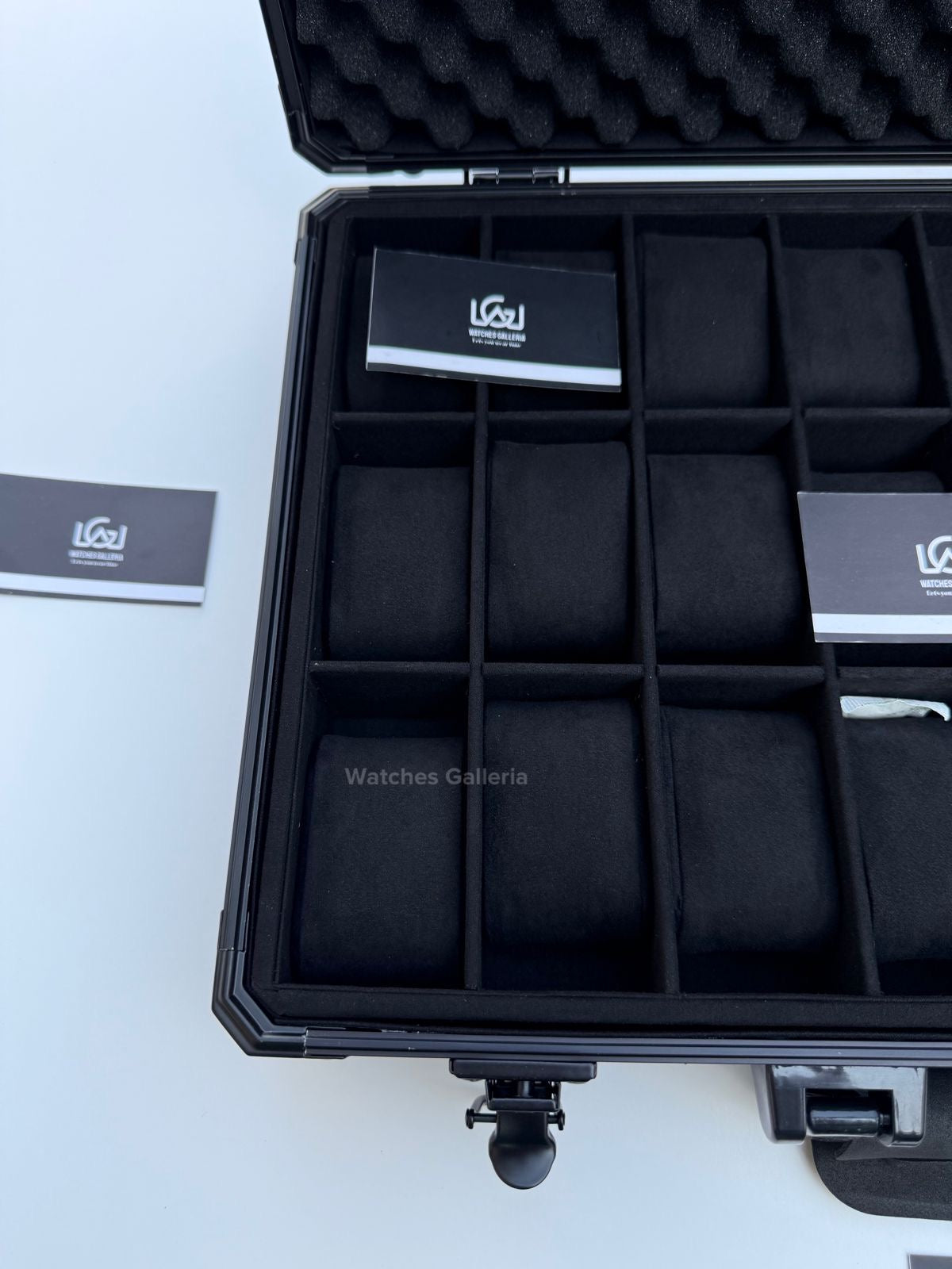 Watch Organizer Box Aluminium 24 Slots (Imported) Watches Galleria