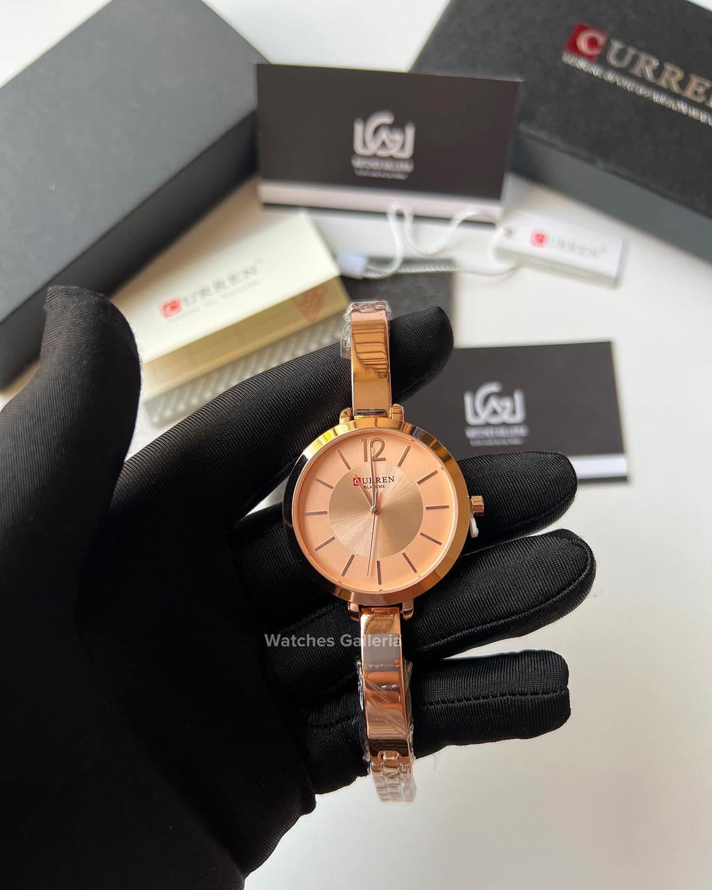 Curren Ladies Quartz Watch (Gold) C9012