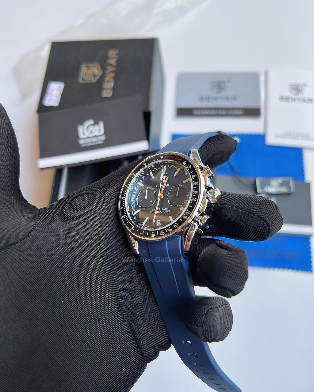 Benyar Black Bay Chronograph Quartz (Blue) BY5194