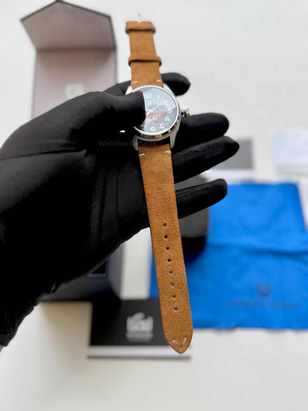 Pagani Design PD1717 Spirit Pilot Automatic (Green Suede Leather Exclusive) Pagani Design in Pakistan