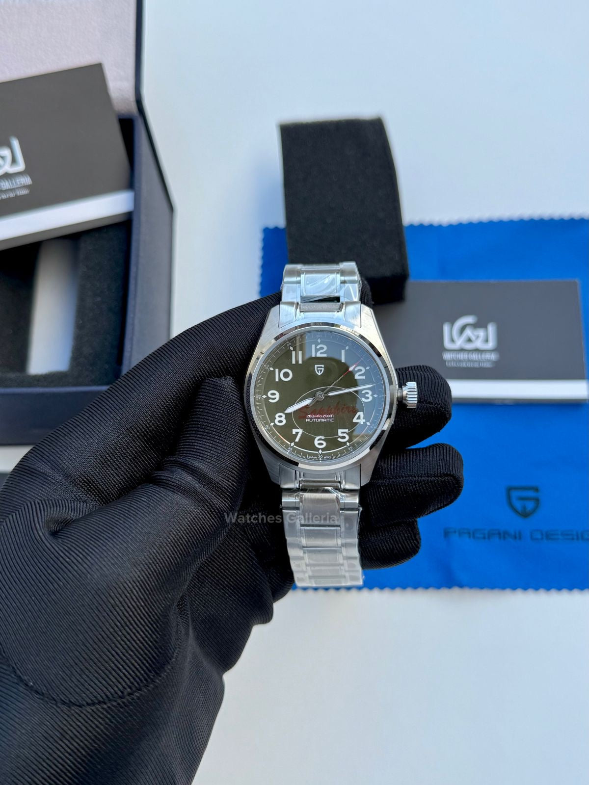 Pagani Design Spirit Pilot Automatic (Green) PD1717 Watches Galleria