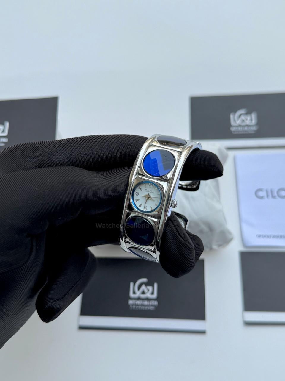Ciloa 636 Bracelet Women Watch Quartz (Blue) Ciloa Women Watch