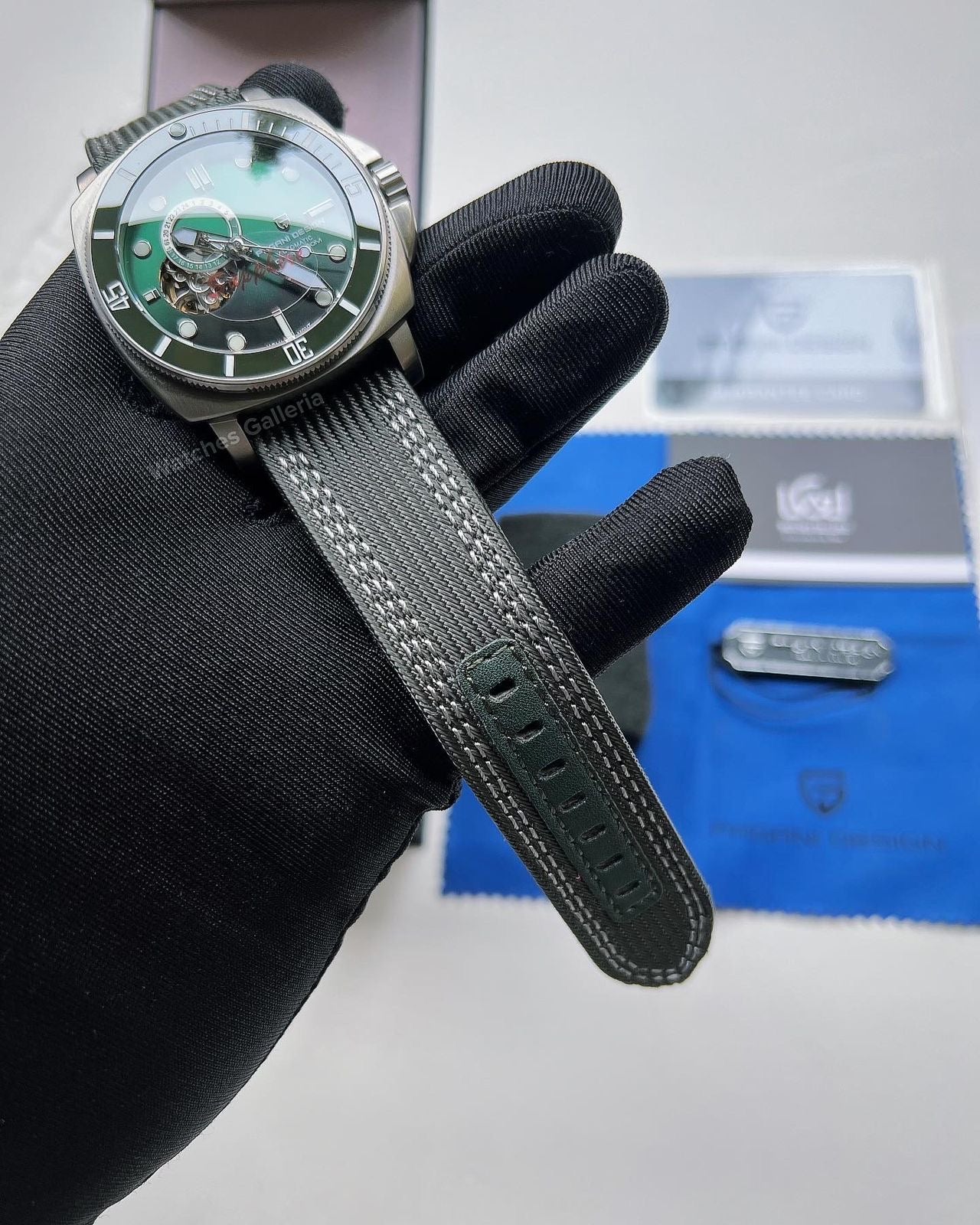 Pagani Design Submersible Green Dial PD1736