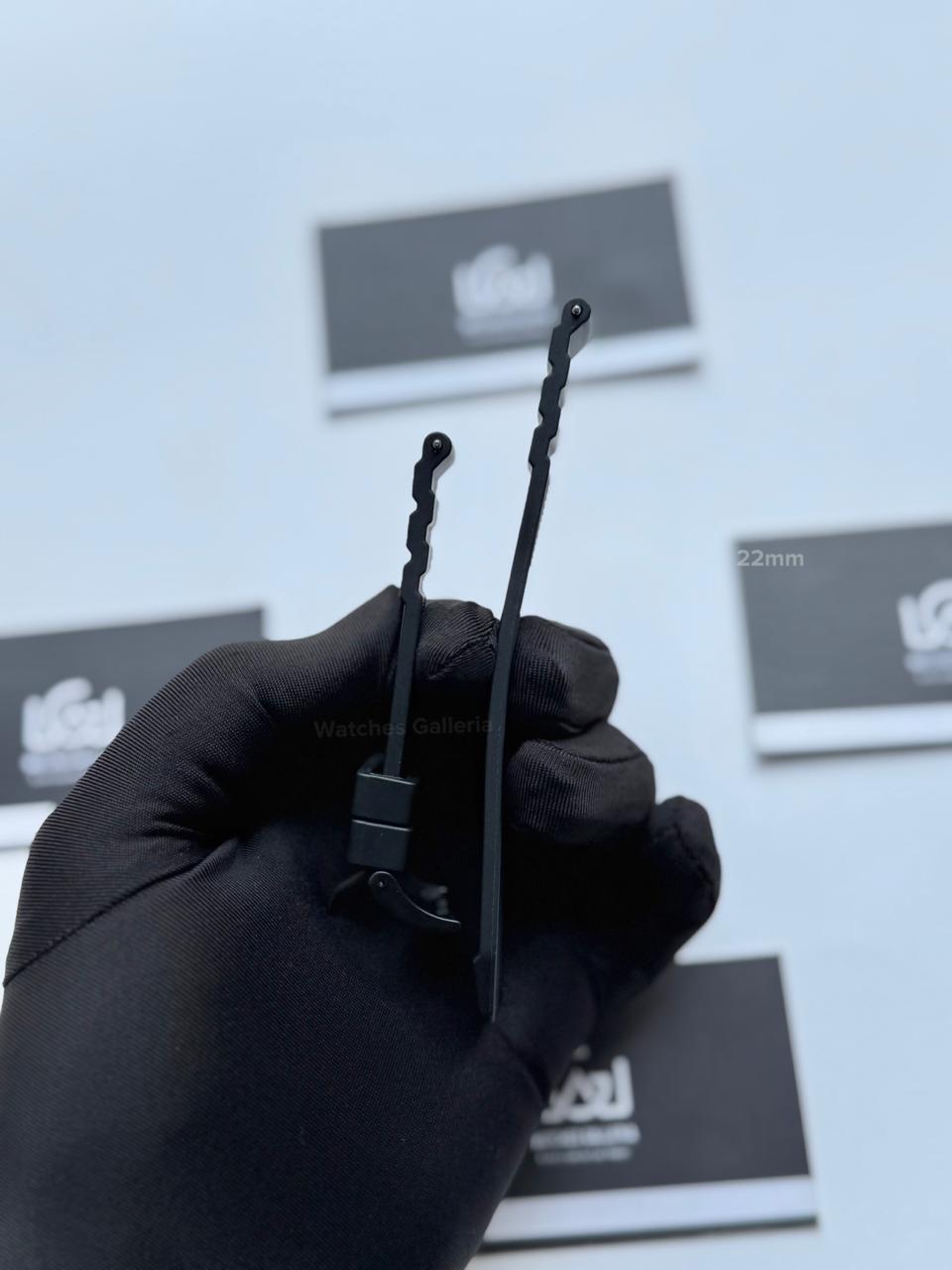 Premium Silicone Rubber Strap 22mm – Quick Release Pin Buckle | Black Buckle | Universal Fit for 22mm Watches