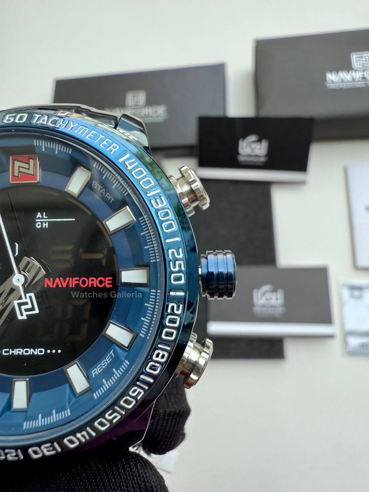 Naviforce Dual Analog and Digital Watch (Blue) NF9093M Watches Galleria