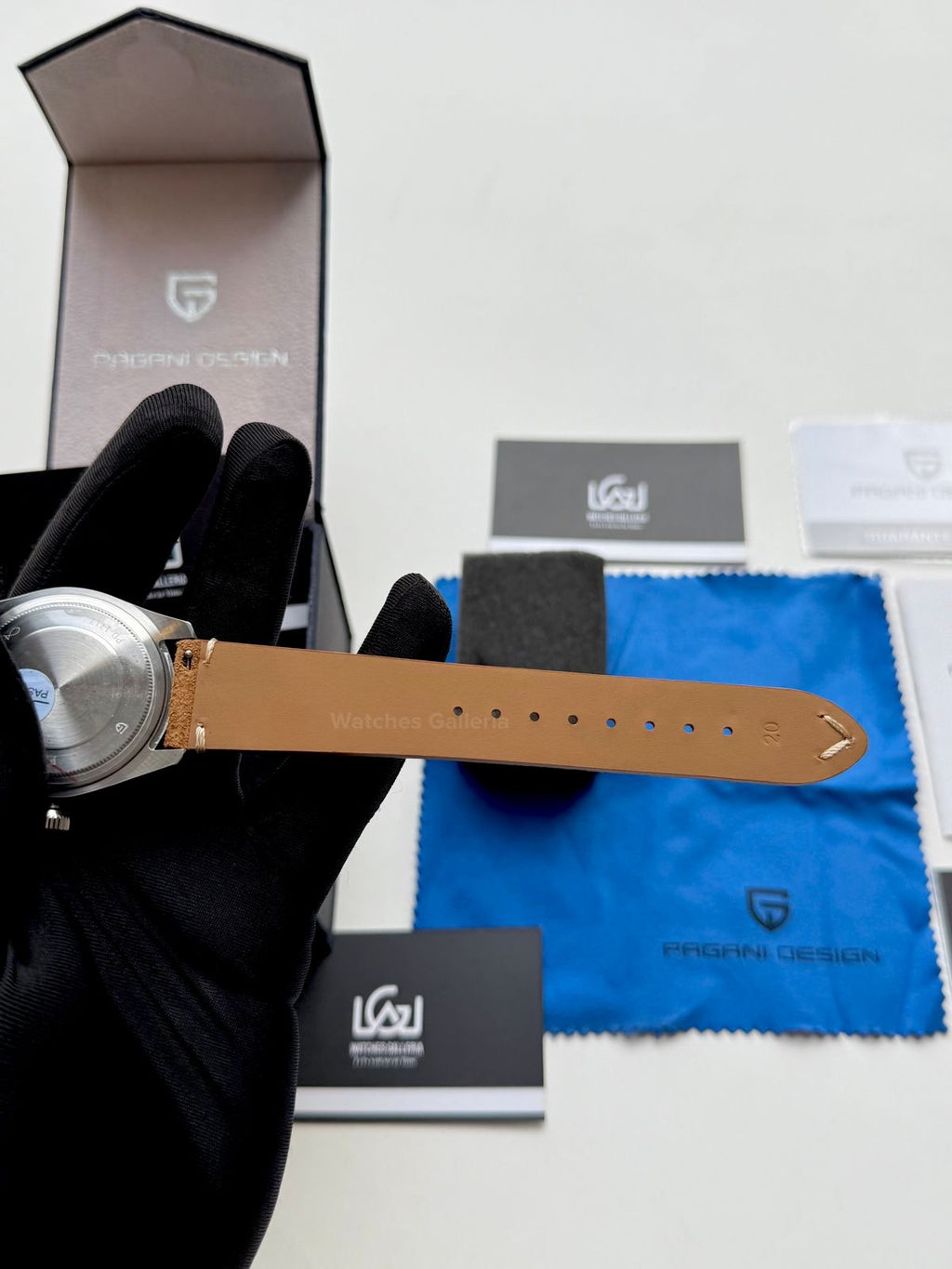 Pagani Design PD1717 Spirit Pilot Automatic (Green Suede Leather Exclusive) Pagani Design in Pakistan