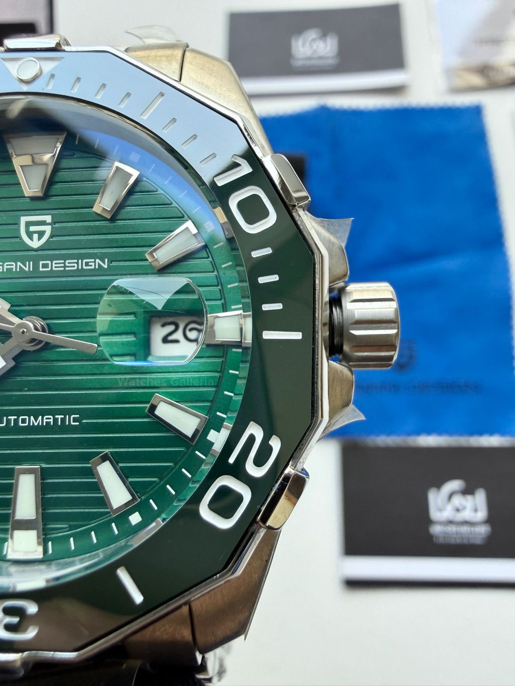 Pagani Design PD1617 Aquaracer Automatic (Green) Pagani Design in Pakistan