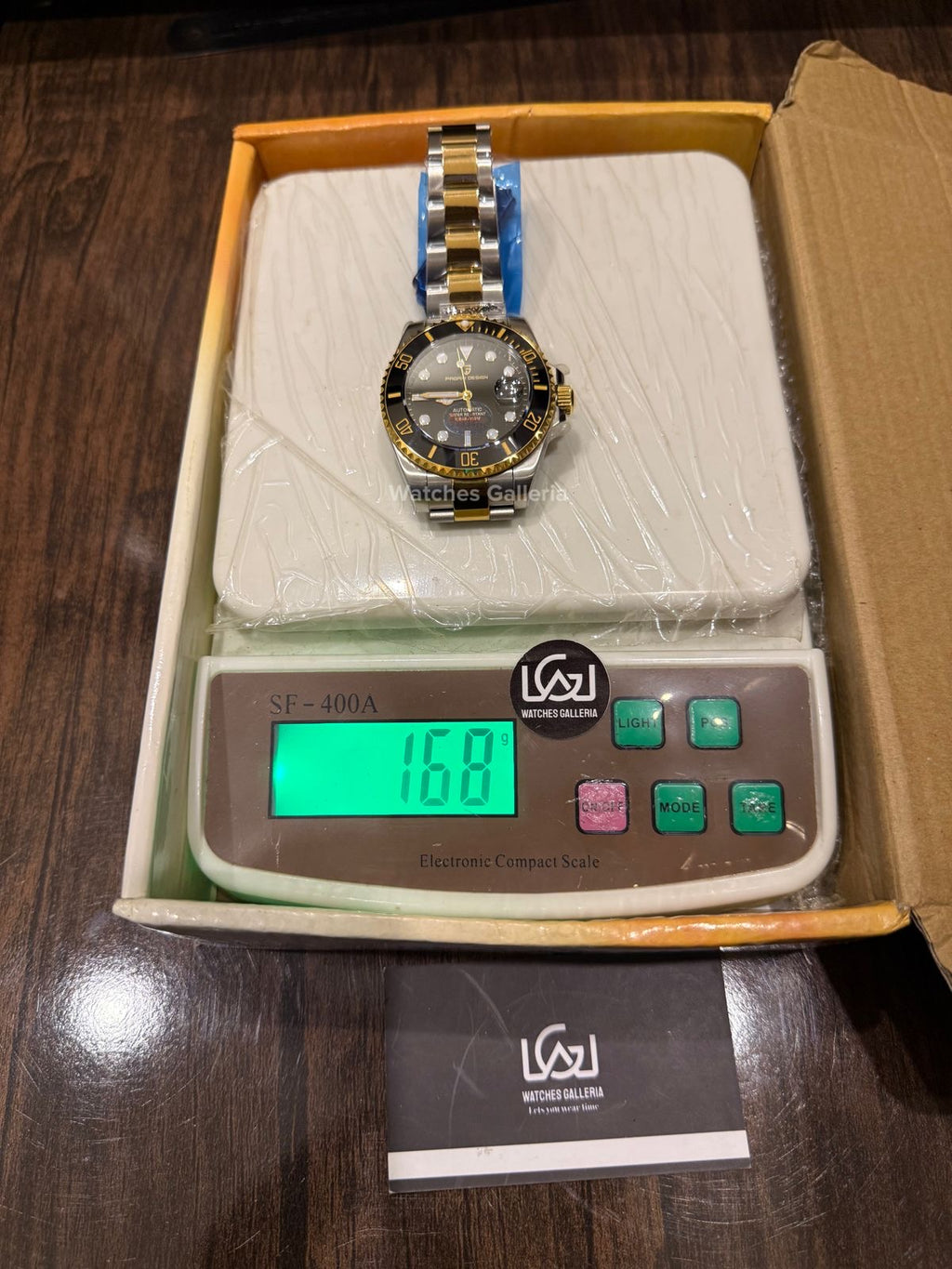 Pagani Design Submariner Automatic PD1639 (Gold Black) Pagani Design in Pakistan