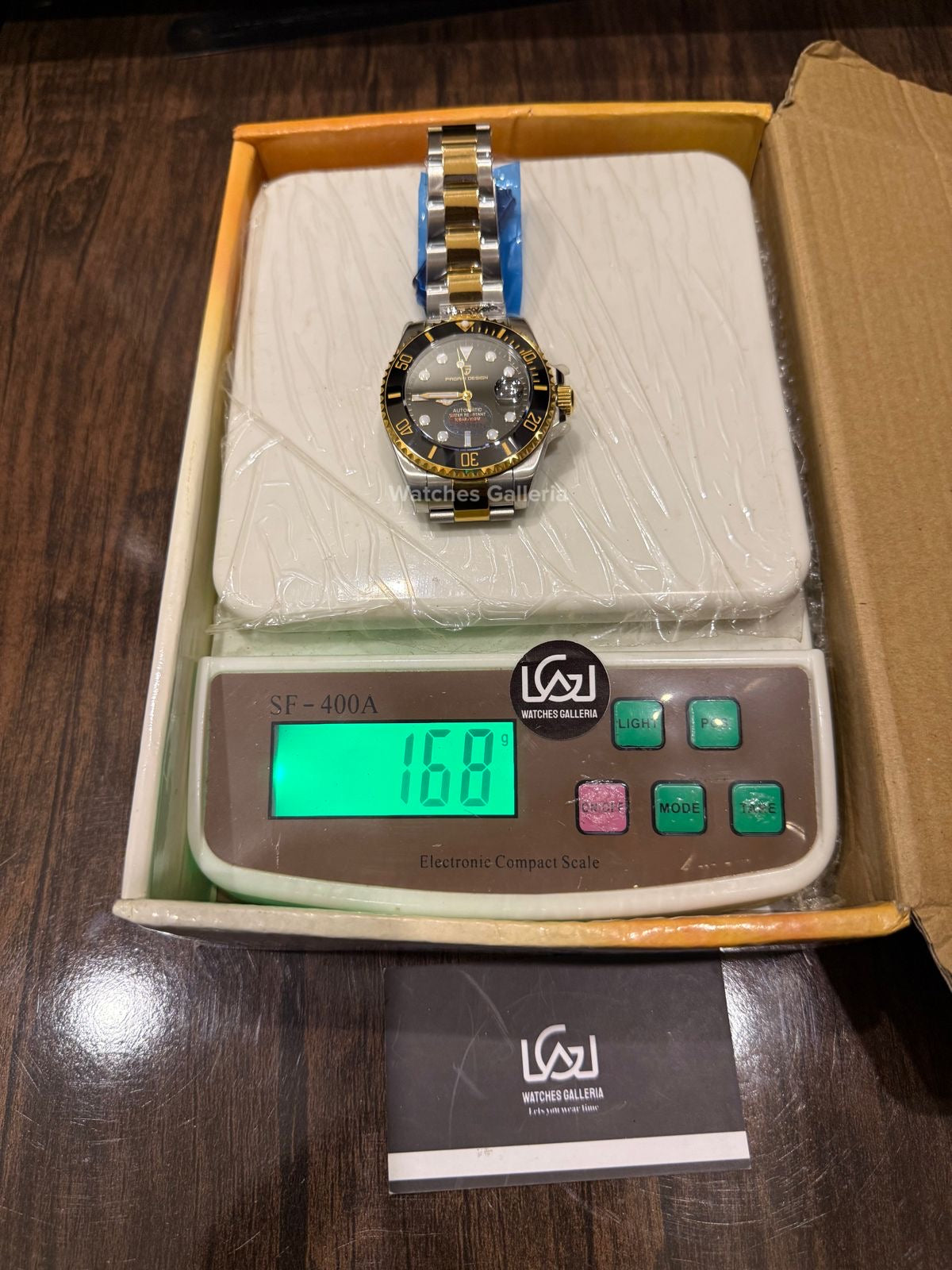 Pagani Design Submariner Automatic PD1639 (Gold Black) Pagani Design in Pakistan