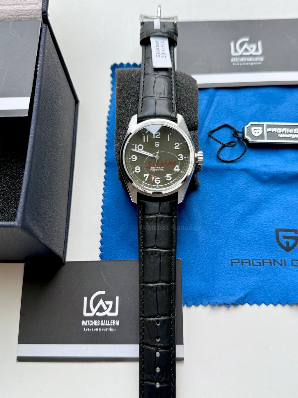 Pagani Design PD1717 Spirit Pilot Automatic (Green Leather Exclusive) Pagani Design in Pakistan