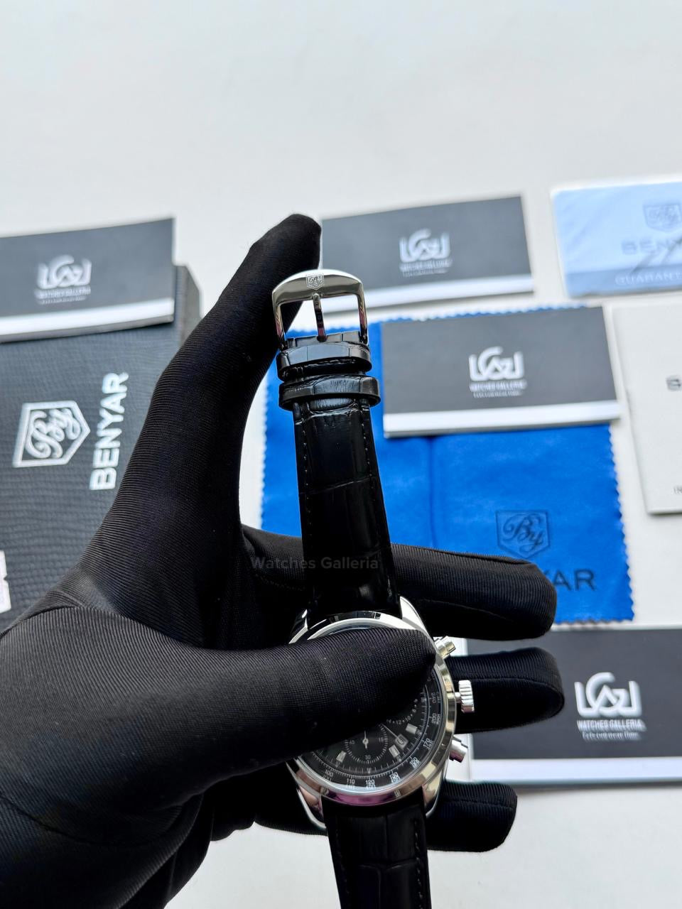 Benyar BY5193 Classic Moonphase Quartz (Black) Benyar in Pakistan