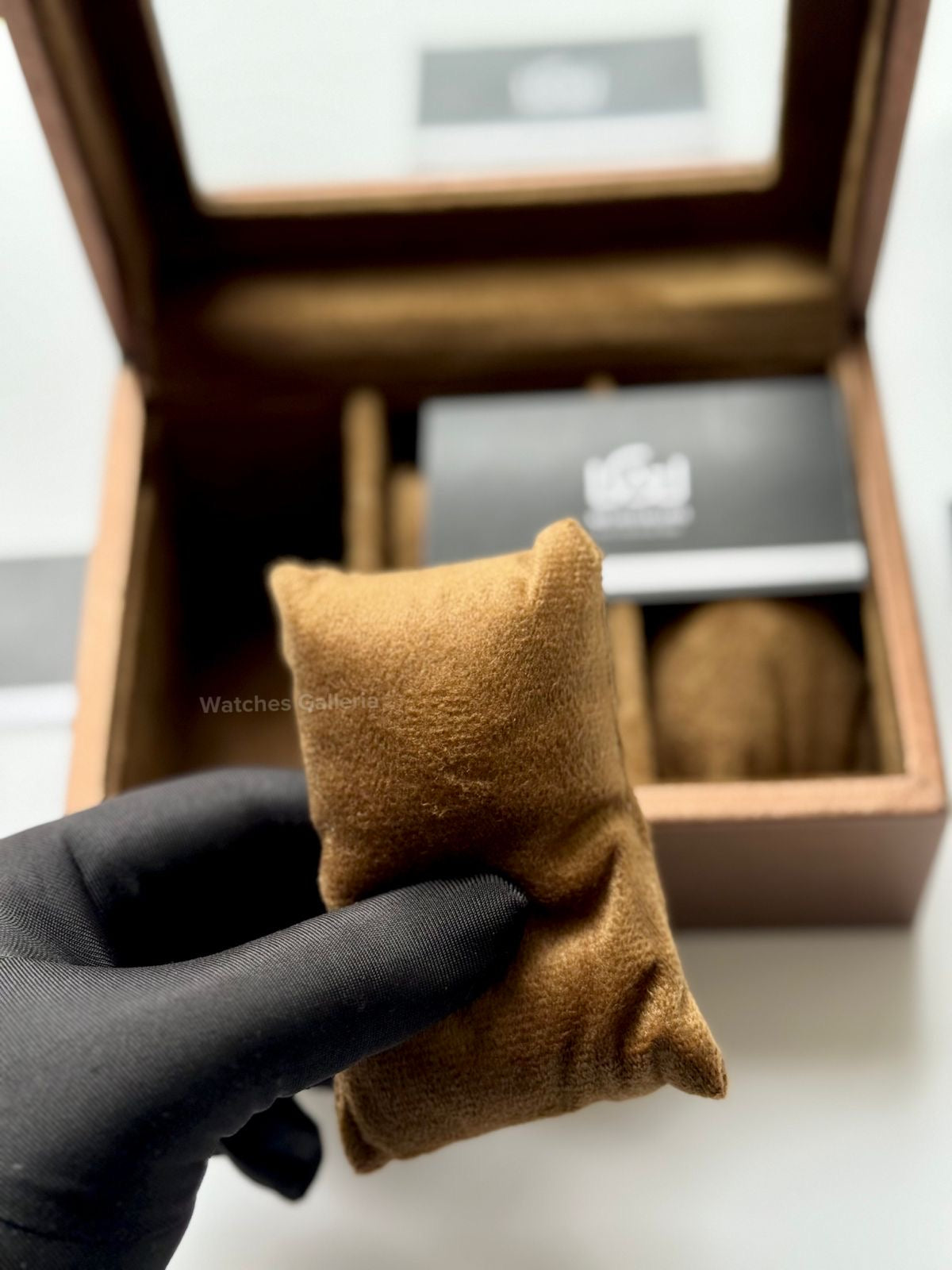 Watch Organizer Box (Brown) | 3 Slots Watch Box | Watch Storage Box | Watch Box