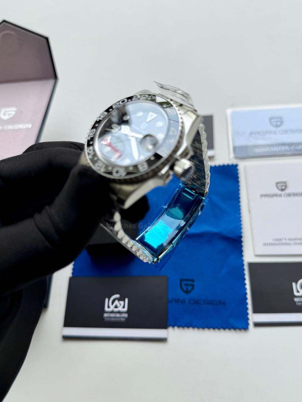 Pagani Design PD1662 GMT Master II Jubilee Edition Automatic (All Black) Pagani Design in Pakistan