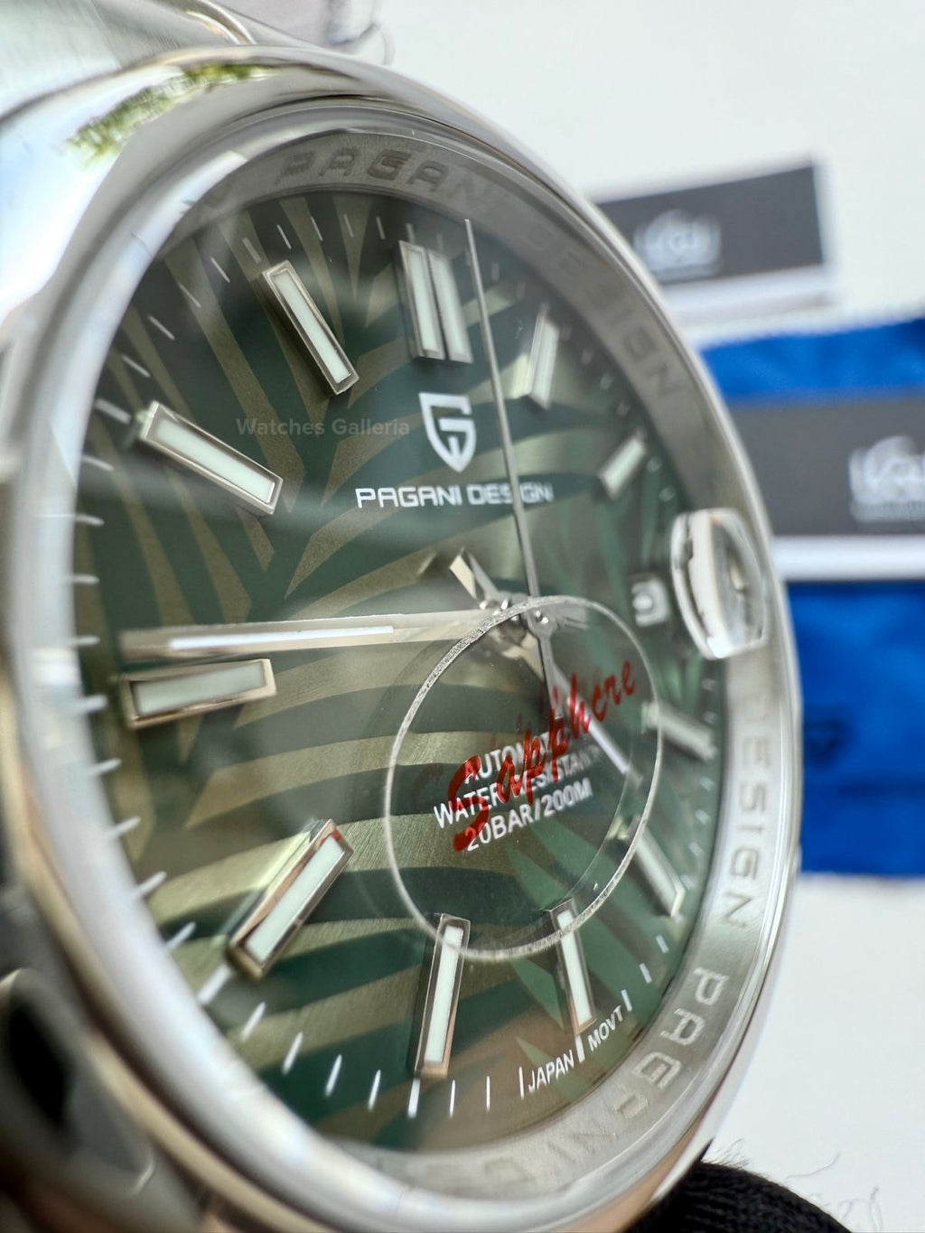 Pagani Design Oyster Perpetual Automatic PD1715 Palm Dial (Green) Pagani Design in Pakistan