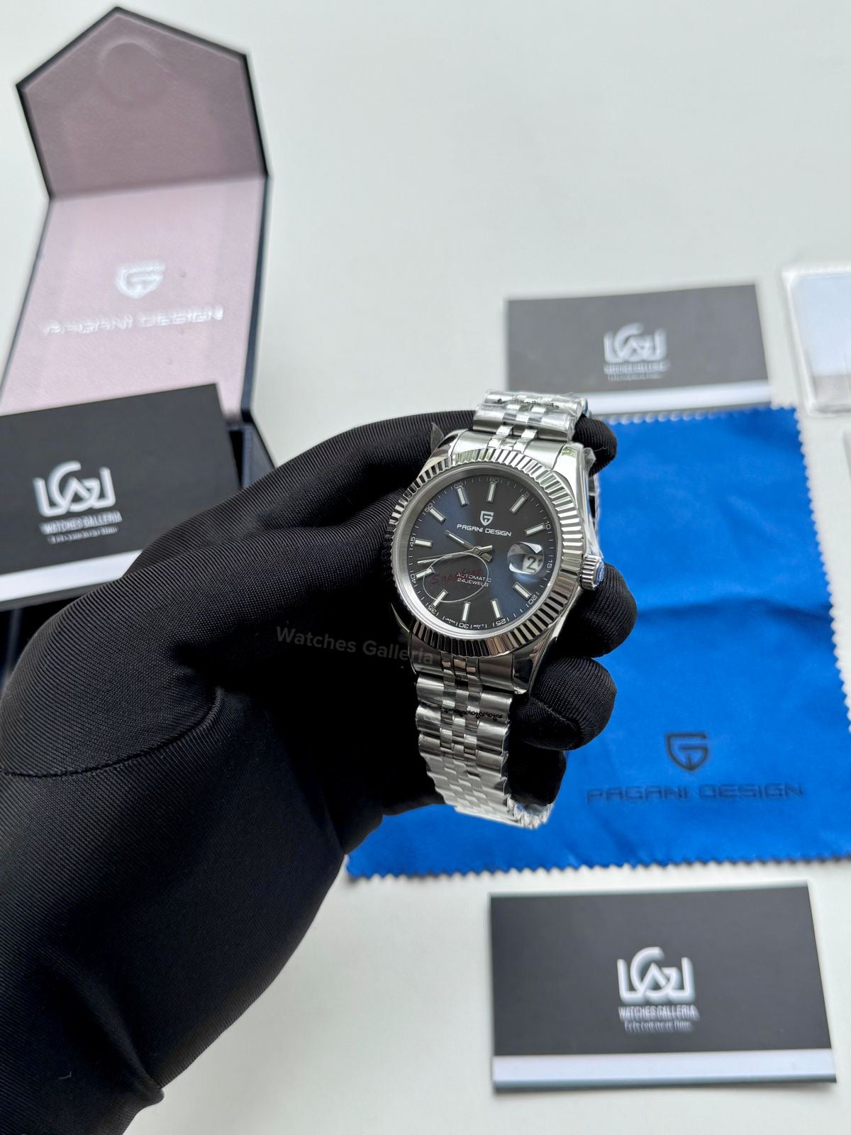 Pagani Design Datejust Automatic PD1645 (Blue) Pagani Design in Pakistan