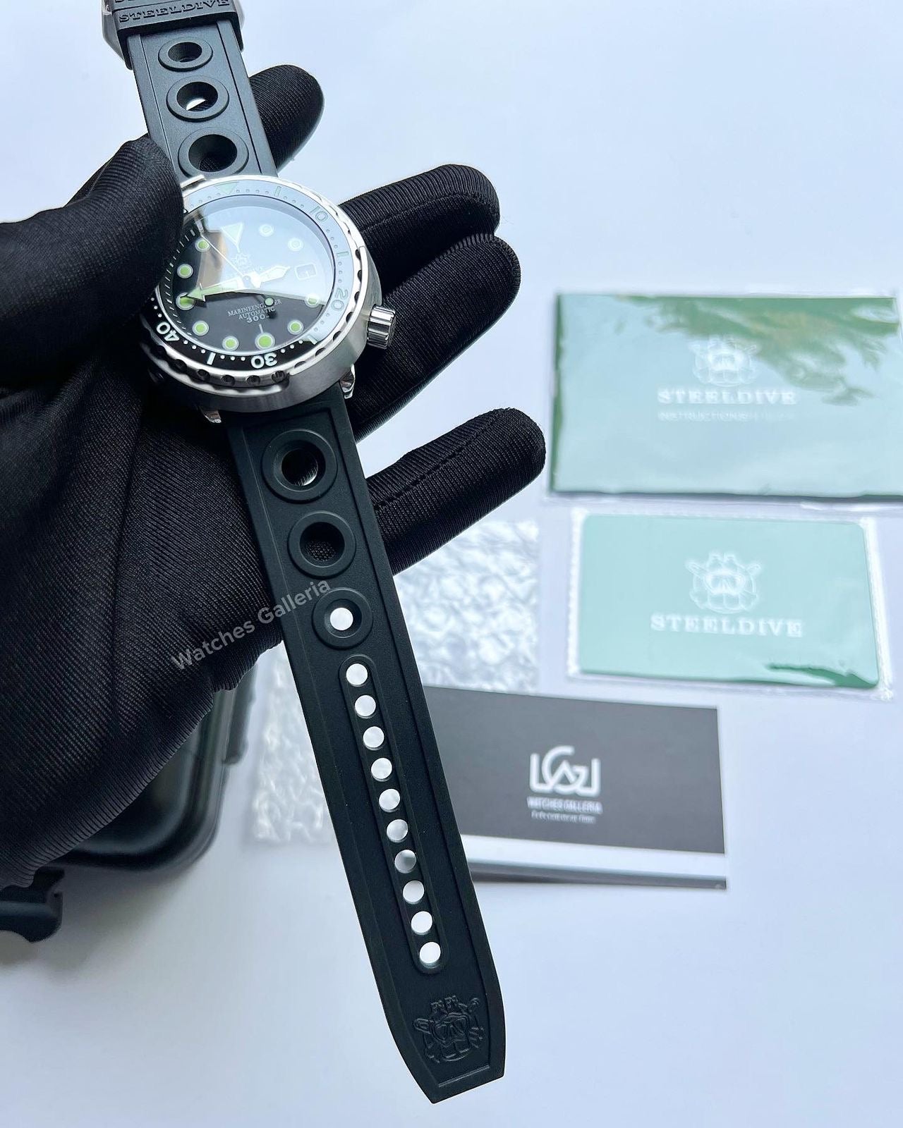 Steeldive Tuna Marineengineer Automotic (Black) SD1975