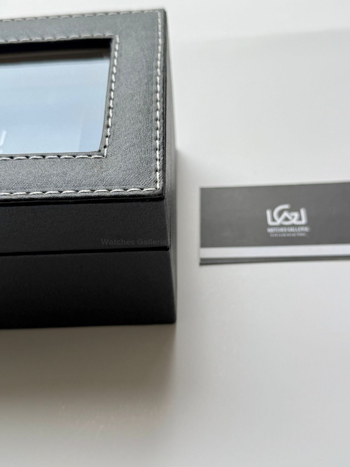 Watch Organizer Box (Black/White) | 3 Slots Watch Box | Watch Storage Box | Watch Box