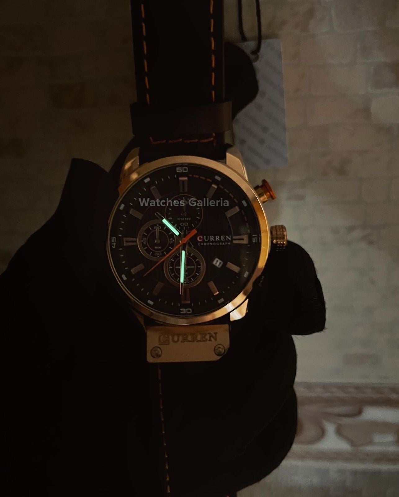 Curren Chronograph (Rose Gold Brown) C8921 Watches Galleria