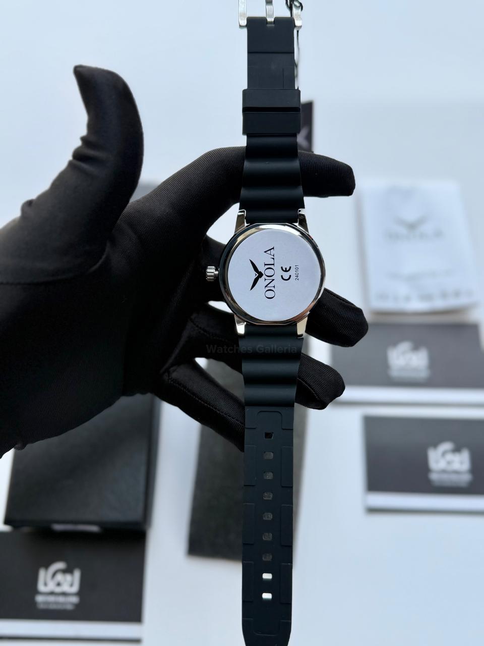 Onola 3850 Sports Diving Style Quartz (Silver) Onola Pakistan