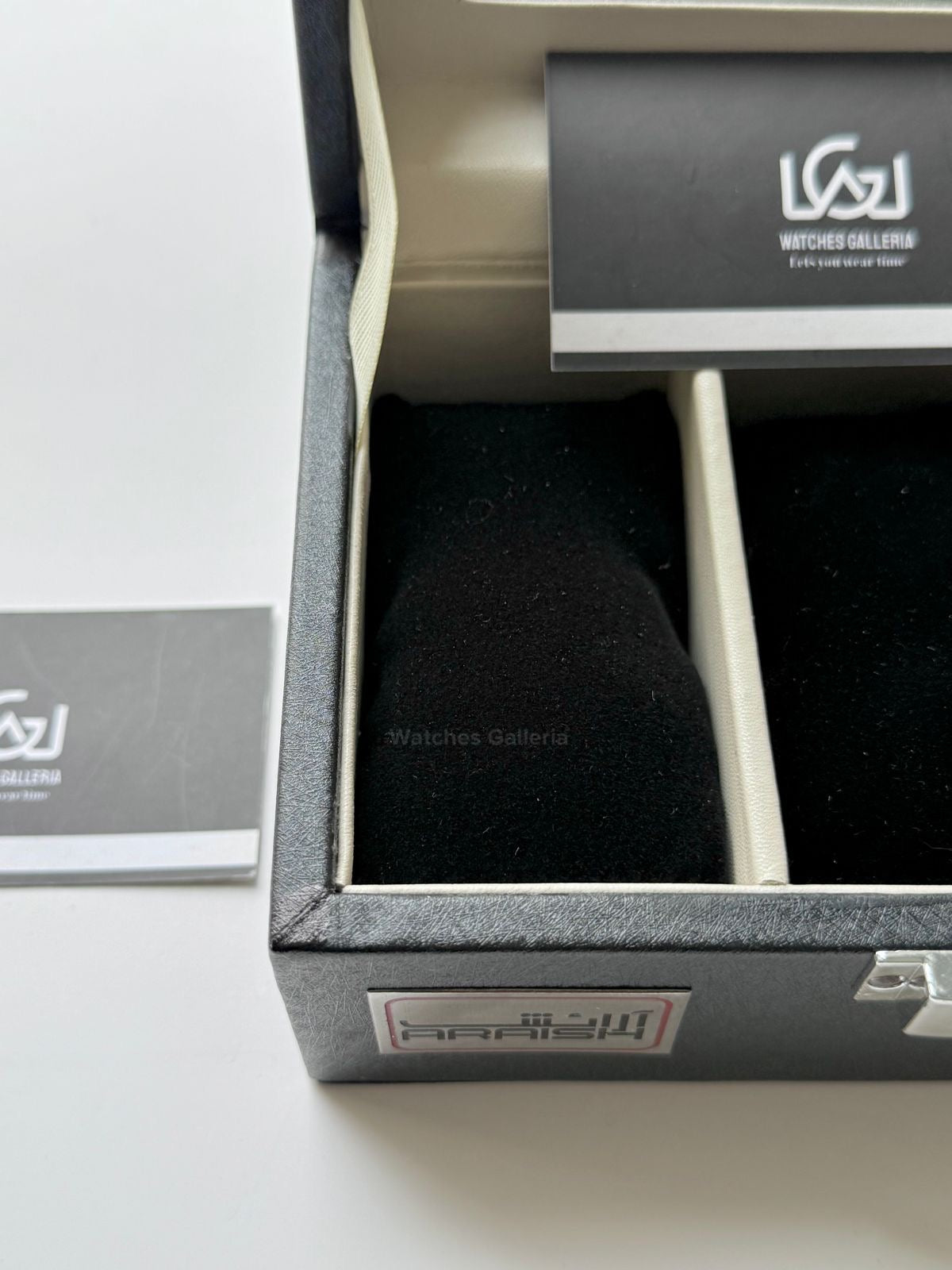 Watch Organizer Box (Black/White) | 3 Slots Watch Box | Watch Storage Box | Watch Box