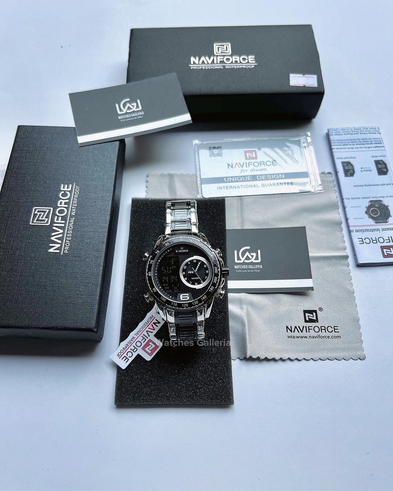 Naviforce Dual Display Digital (Black) NF9199