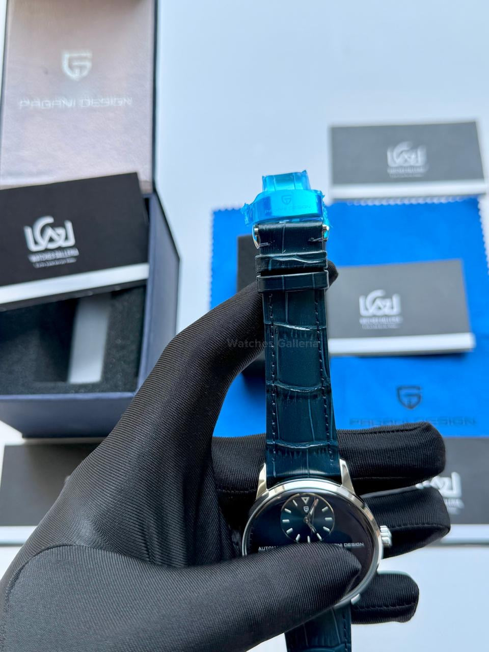 Pagani Design PD1796 Tourbillon Blue in Pakistan – Luxury Automatic Mechanical Men’s Watch with Sapphire Crystal & Exhibition Back