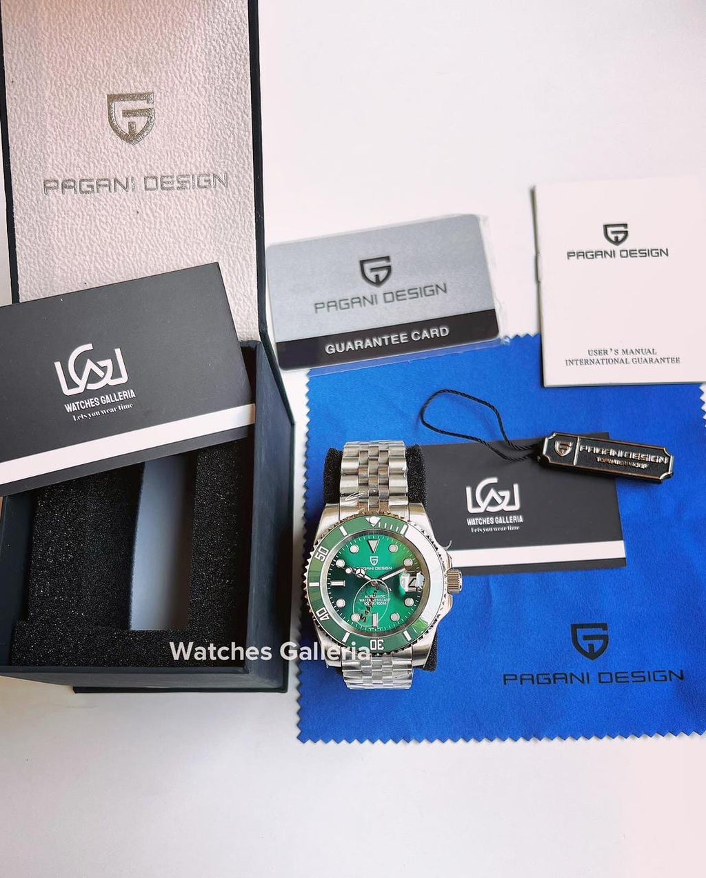 Pagani Design Submariner Hulk Automatic (Silver Green) PD1661