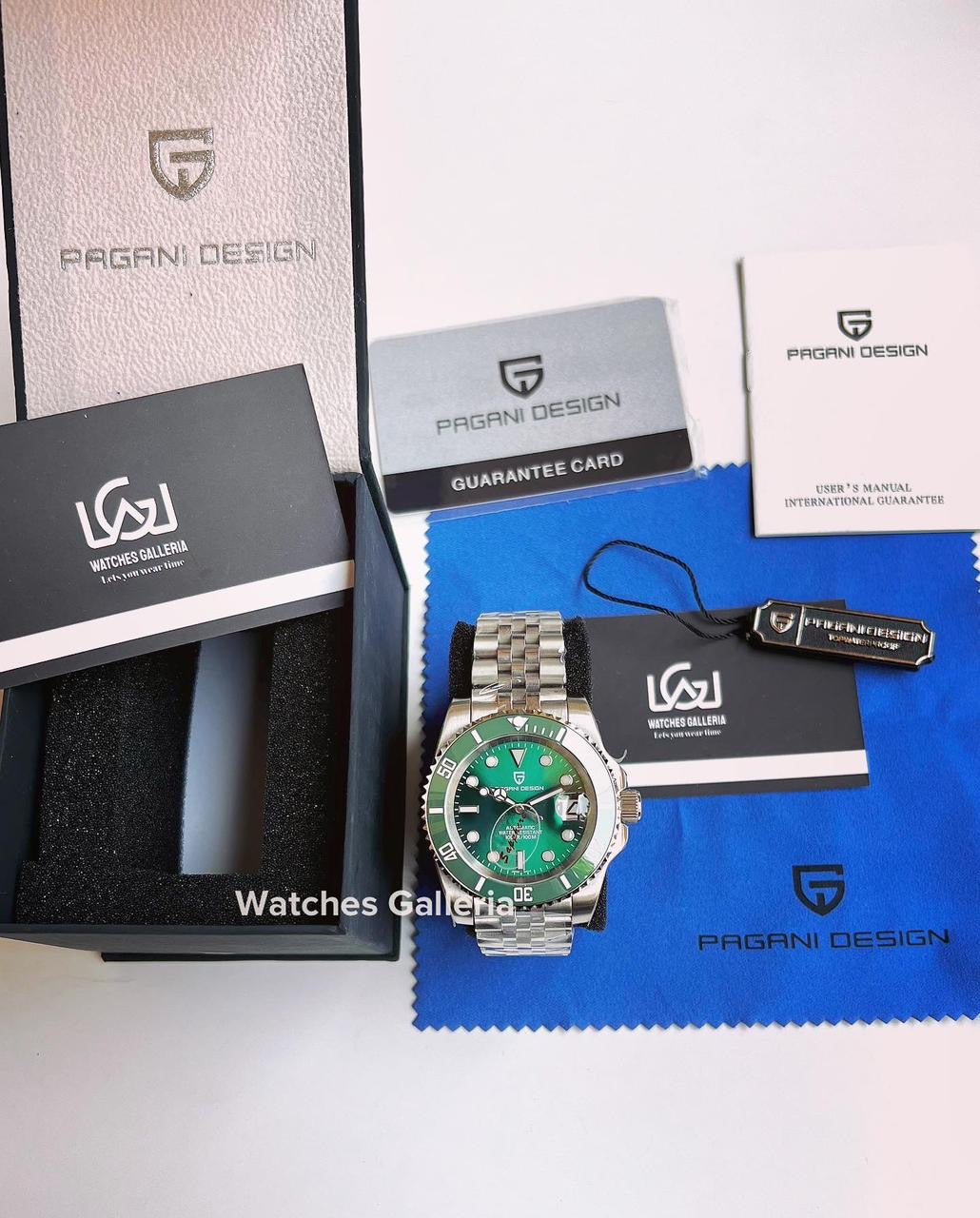 Pagani Design Submariner Hulk Automatic (Silver Green) PD1661