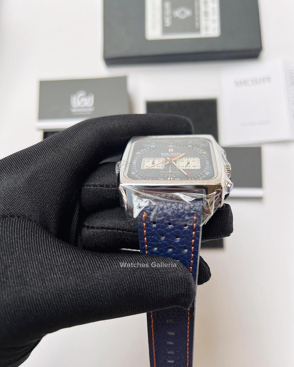Megir Monaco Chronograph Quartz (Blue) ML2182