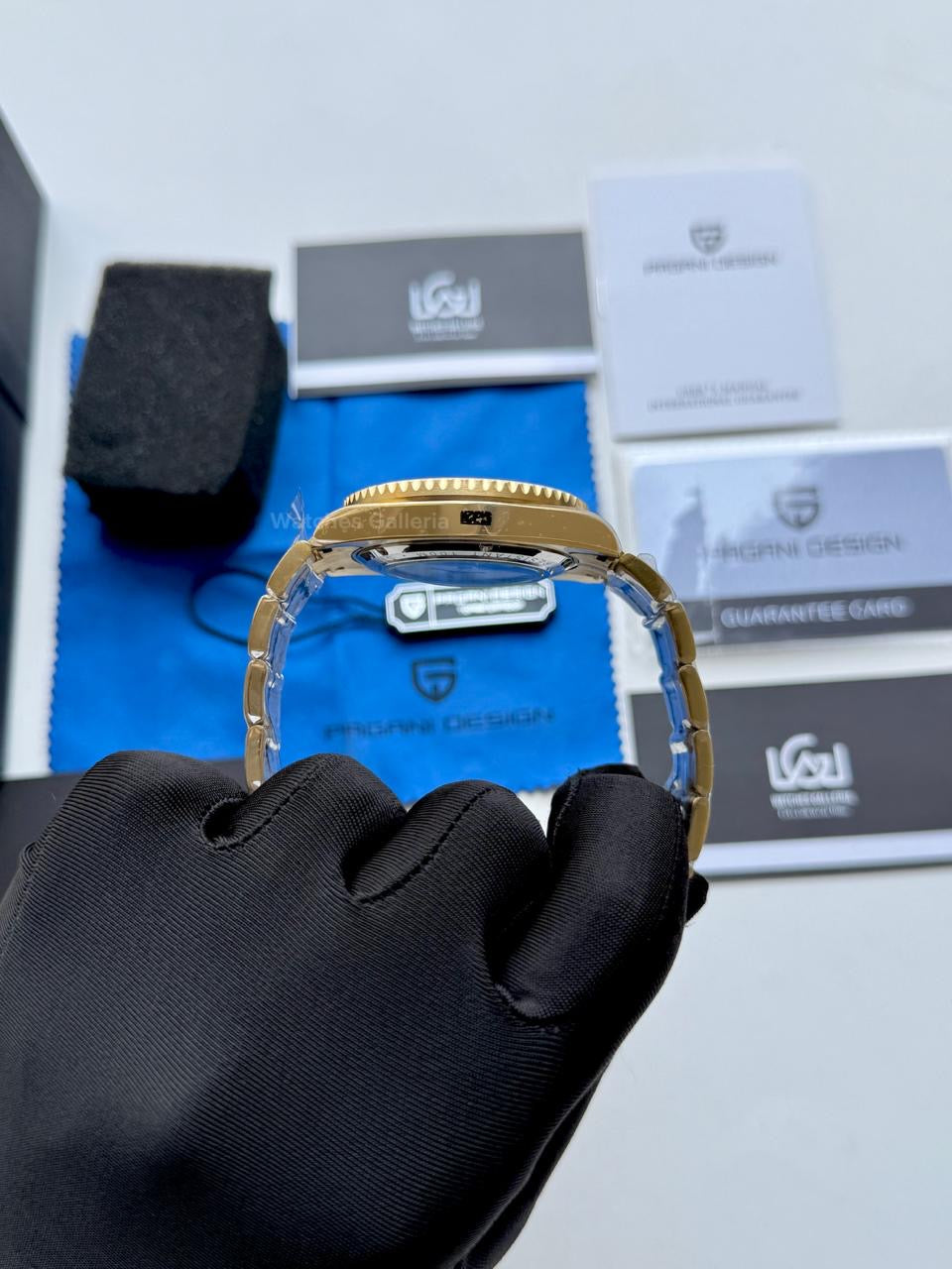 Pagani Design PD1661 Submariner Hulk (Gold Green) Pagani Design in Pakistan