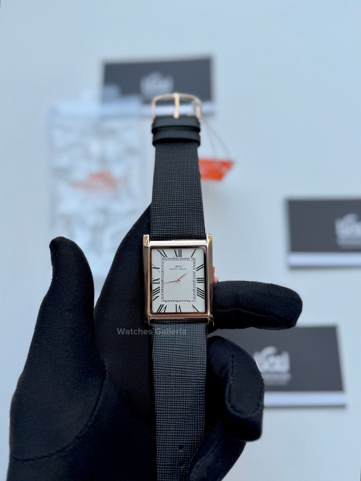 IBSO Tank Watch Quartz (White) IBSO2232 Watches Galleria
