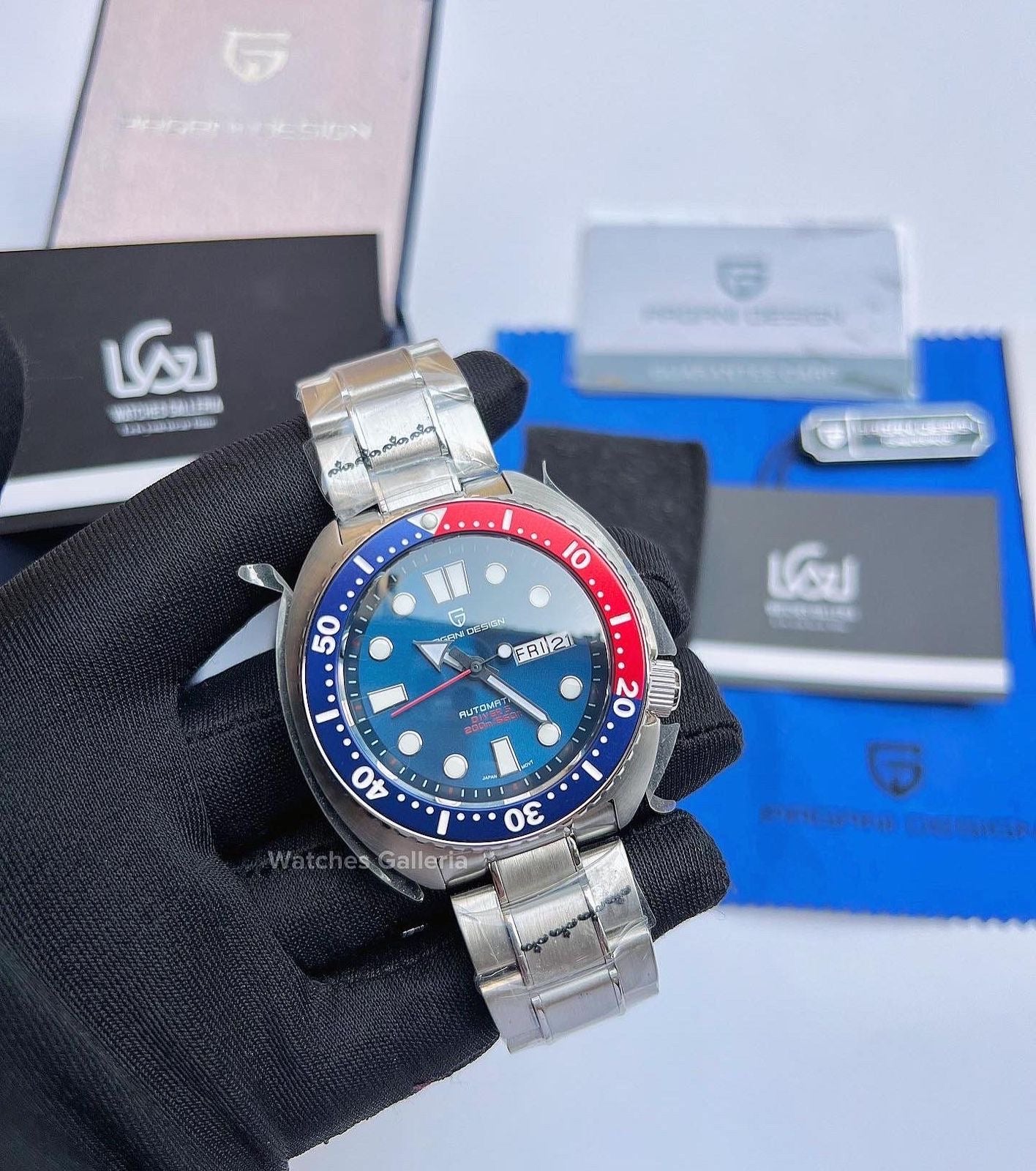 Pagani Design Turtle Automatic (Pepsi) PD1696