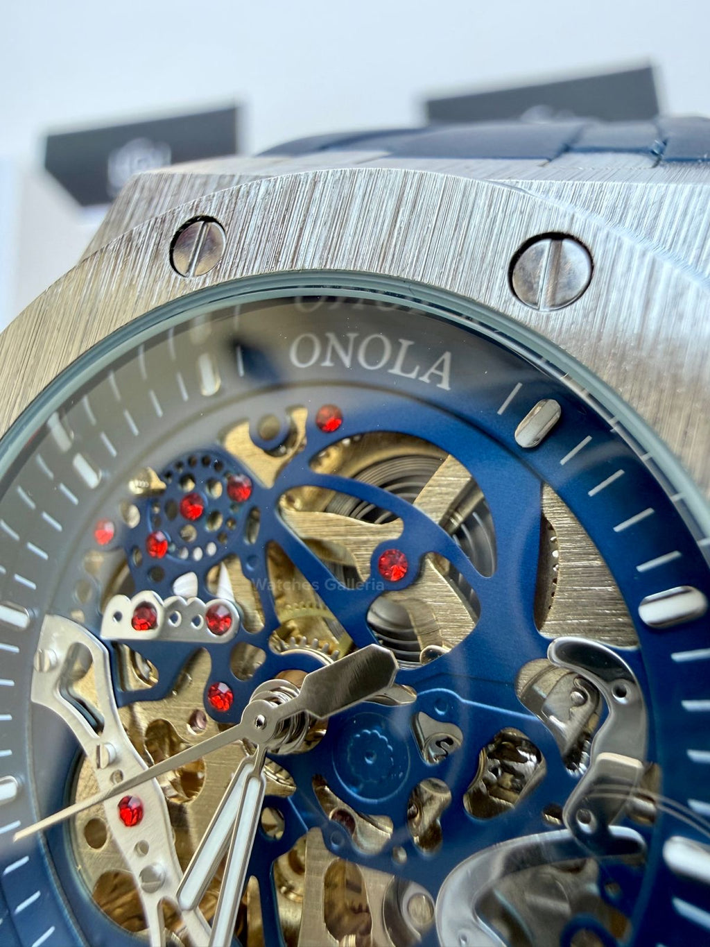 Onola 3834 Royal Oak Offshore Skeleton Blue 46mm Automatic – Premium Sports Watch