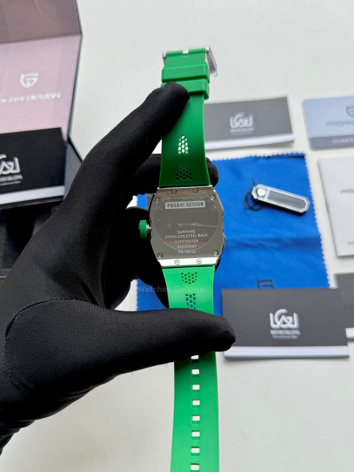 Pagani Design Tonneau Calendar Quartz PDys012 (Green) Pagani Design in Pakistan