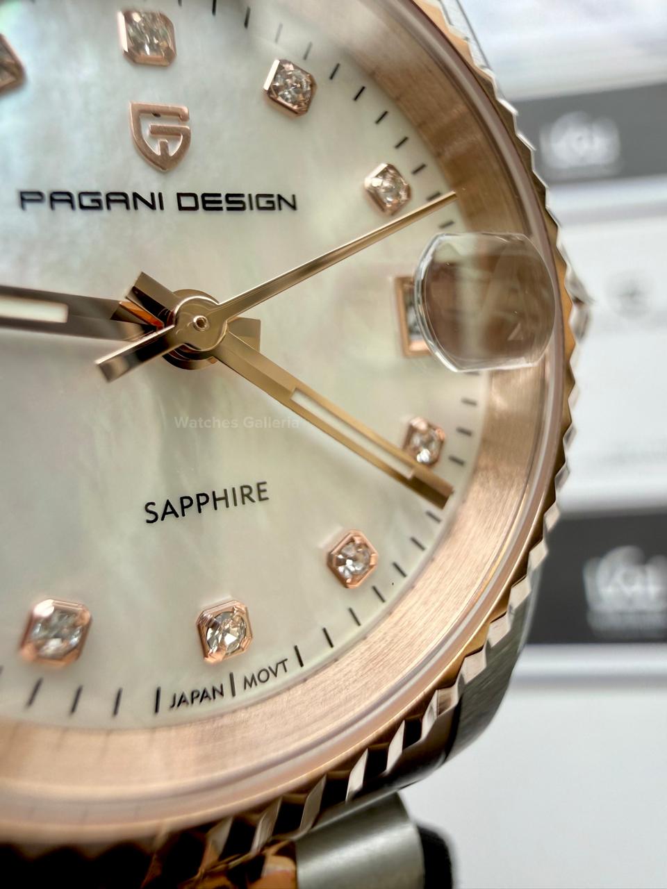 Pagani Design PD1794L Ladies Jubilee Date Two Tone Dial Watch in Pakistan – 31mm Elegant Stainless Steel Quartz Luxury Watch