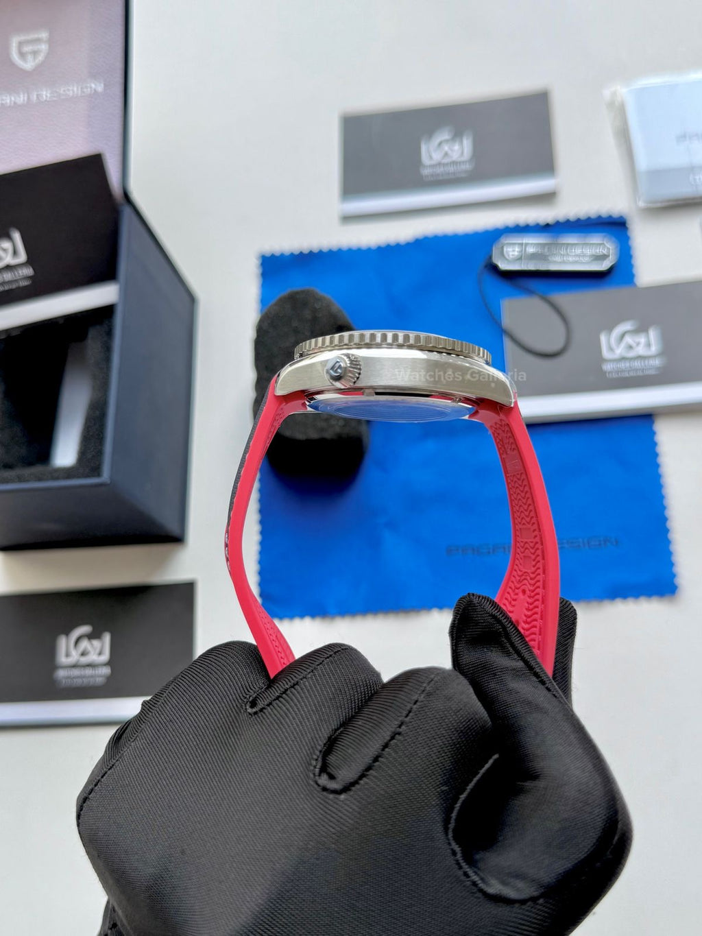 Pagani Design Sea Master Planet Ocean Automatic PD1679 (Blue/Red) Pagani Design in Pakistan