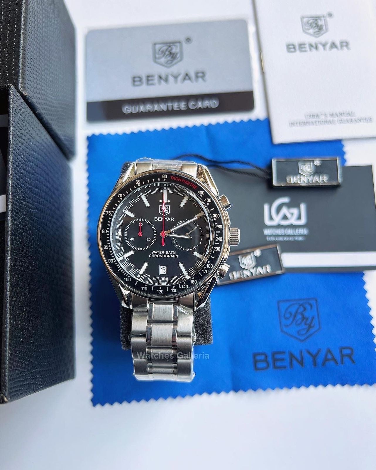 Benyar Black Bay Chronograph Quartz (Black) BY5194