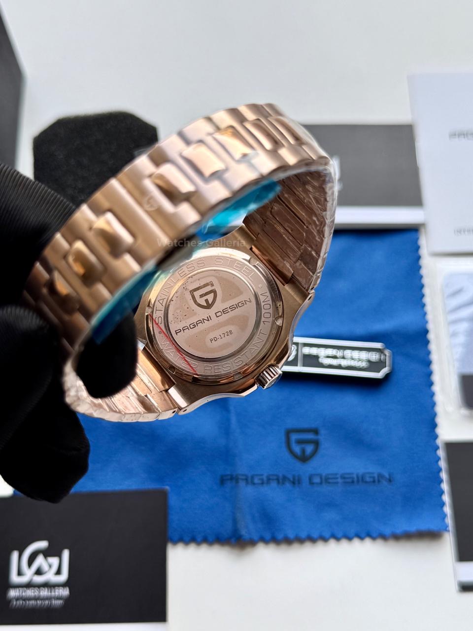 Pagani Design PD1628 Nautilus Automatic (Rose Gold) Pagani Design in Pakistan