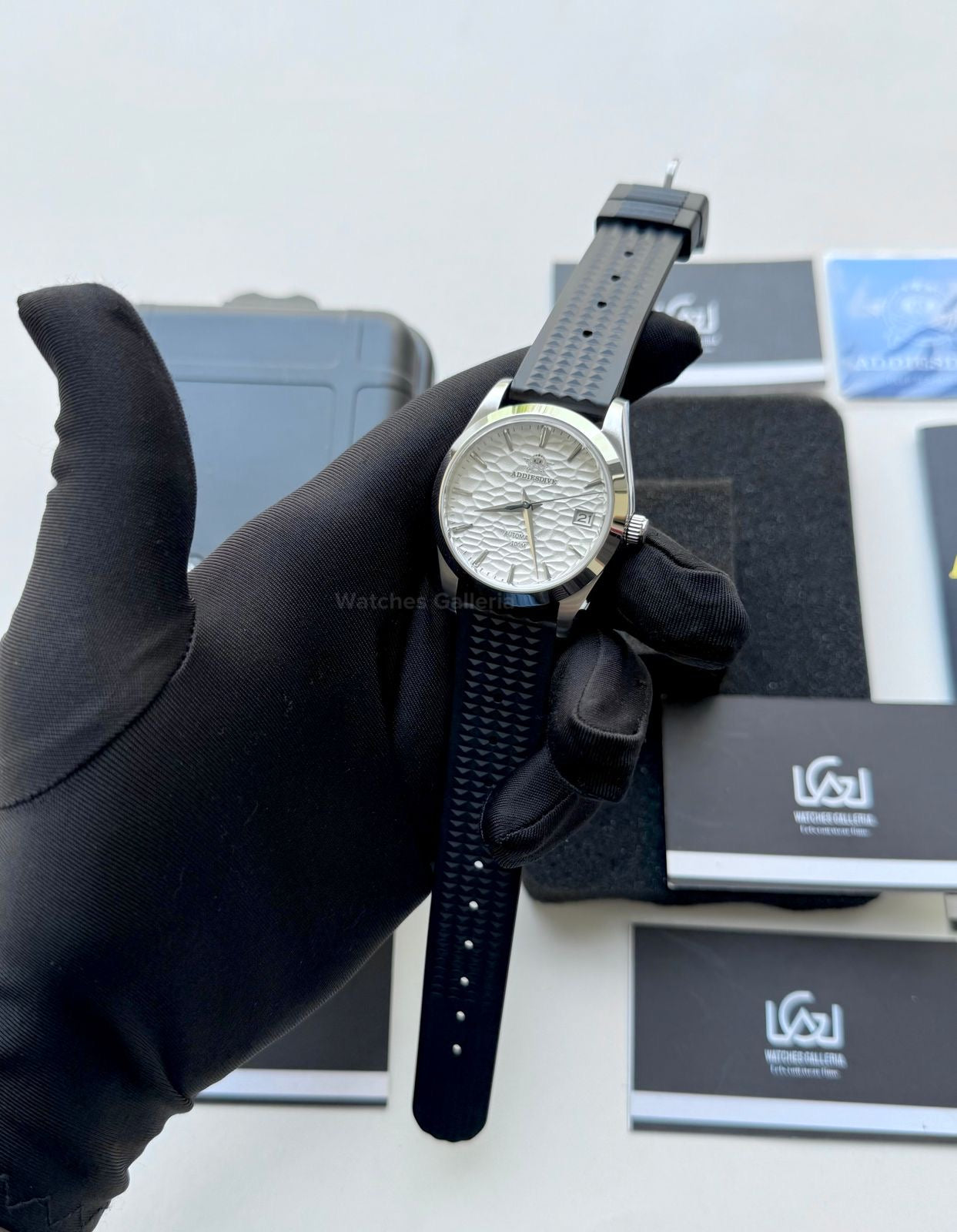 Addiesdive AD2118 Omiwatari White Silicon Edition “White” Addiesdive Watch in Pakistan