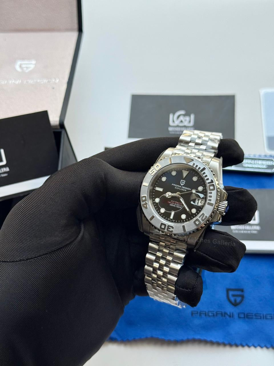 Pagani Design PD1651 YachtMaster Deep Sea 40mm Automatic – Seiko NH35A Japan Movement | Sapphire Crystal | 100M WR | Jubilee/Oyster Bracelet