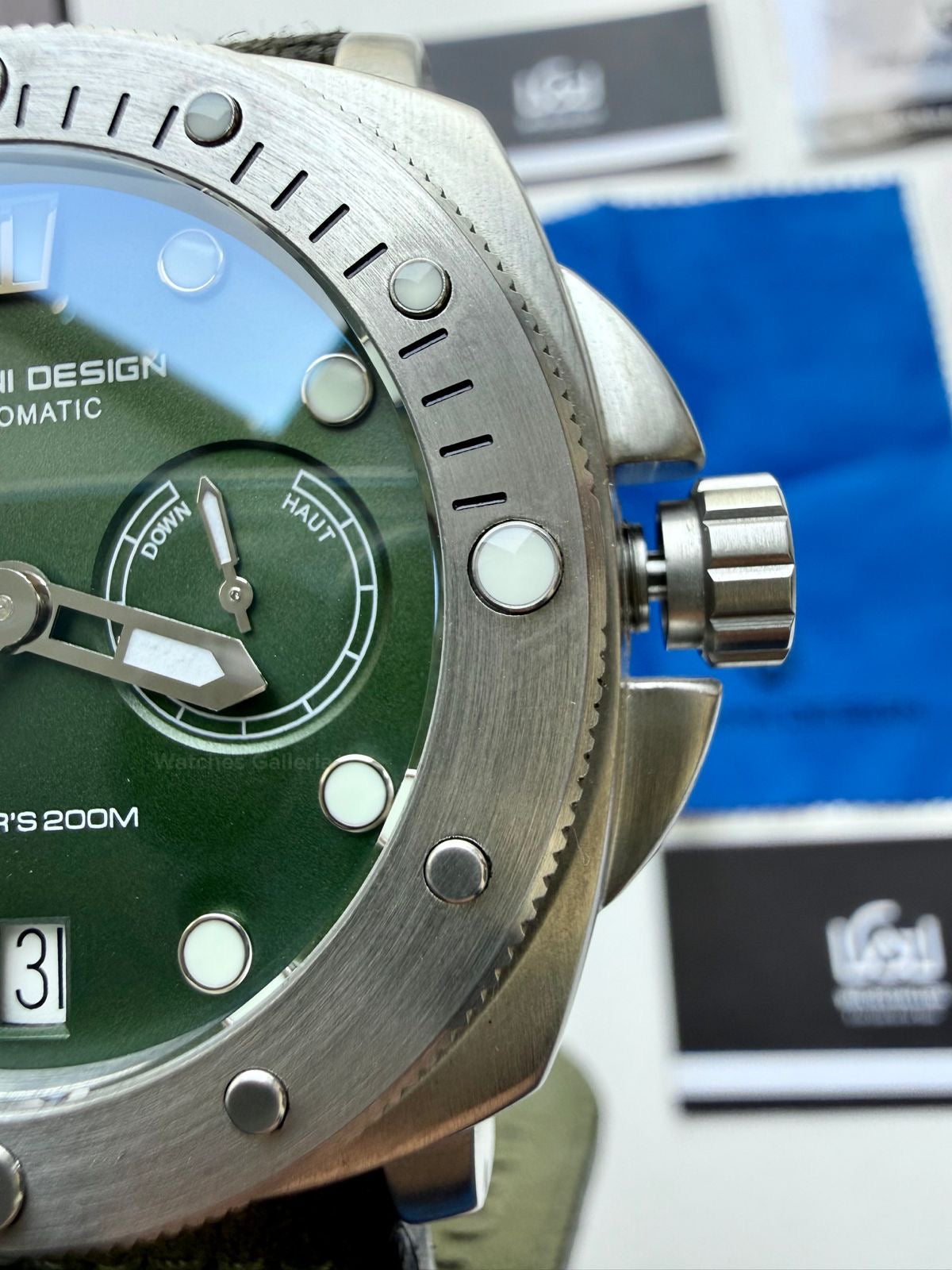 Pagani Design PD1767 Submersible Automatic (Green) Pagani Design Watch in Pakistan