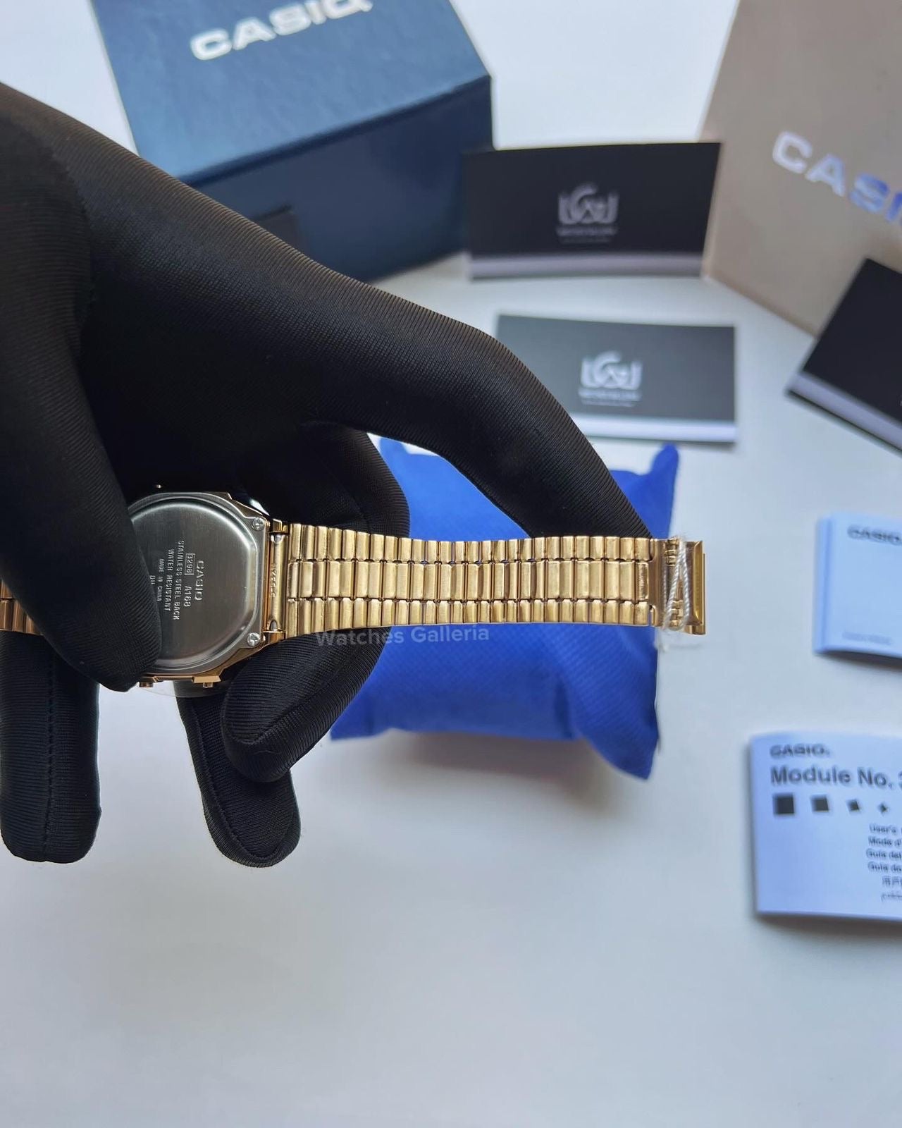 Casio Vintage Digital (Gold) A168WG Watches Galleria