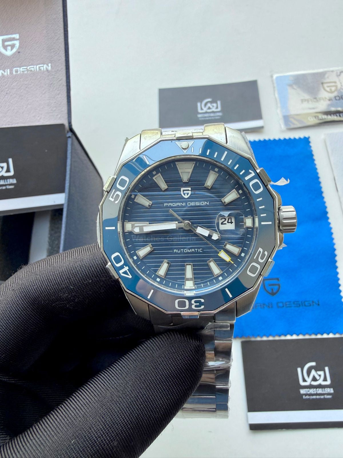 Pagani Design PD1617 Aquaracer Automatic (Blue) Pagani Design in Pakistan