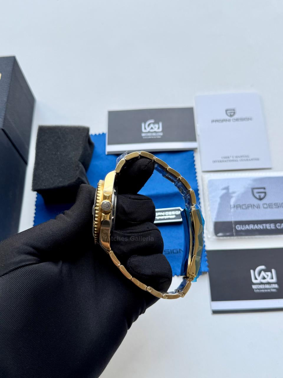 Pagani Design PD1661 Submariner (Gold Black) Pagani Design in Pakistan