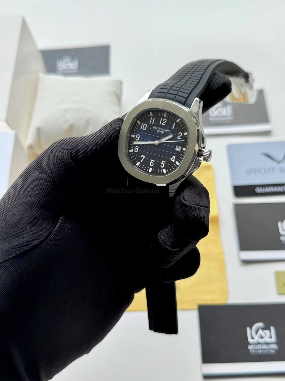 Specht & Sohne SP0008A1 Aquanaut Blue Automatic Watch for Men Sapphire Crystal Original Specht & Sohne Watch Pakistan