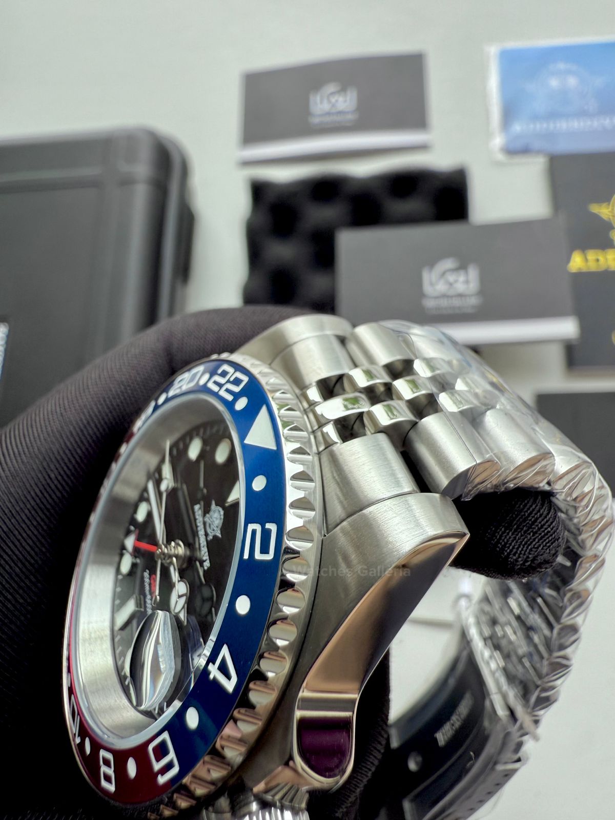 Addiesdive GMT Master Quartz (Pepsi) AD2050 Watches Galleria © Copyrights All Right Reserved