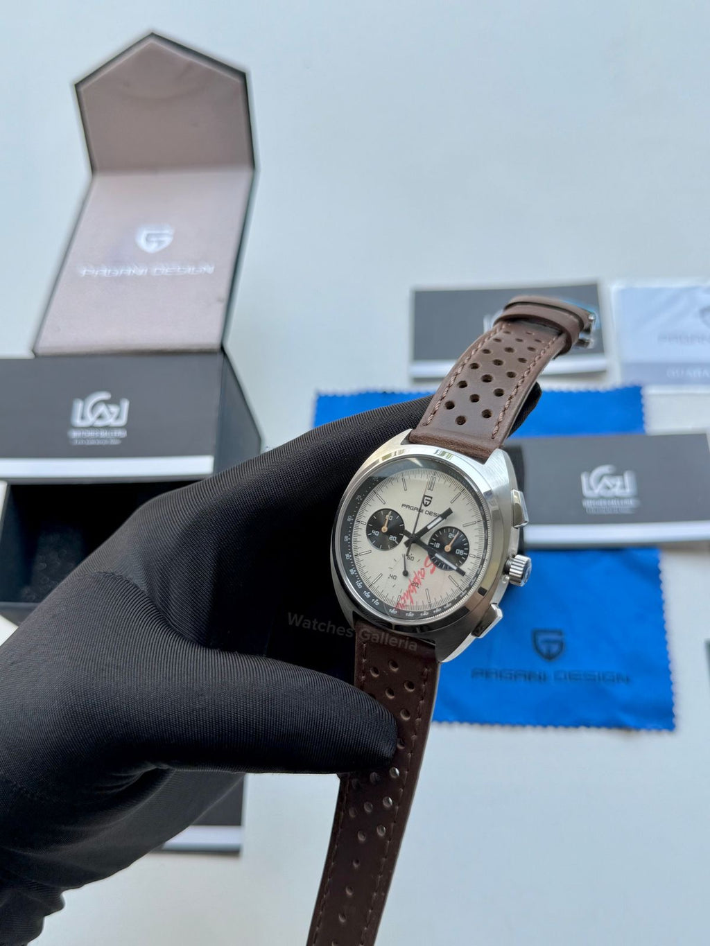 Pagani Design Vintage Chronograph Quartz PD1782 (White) Pagani Design in Pakistan