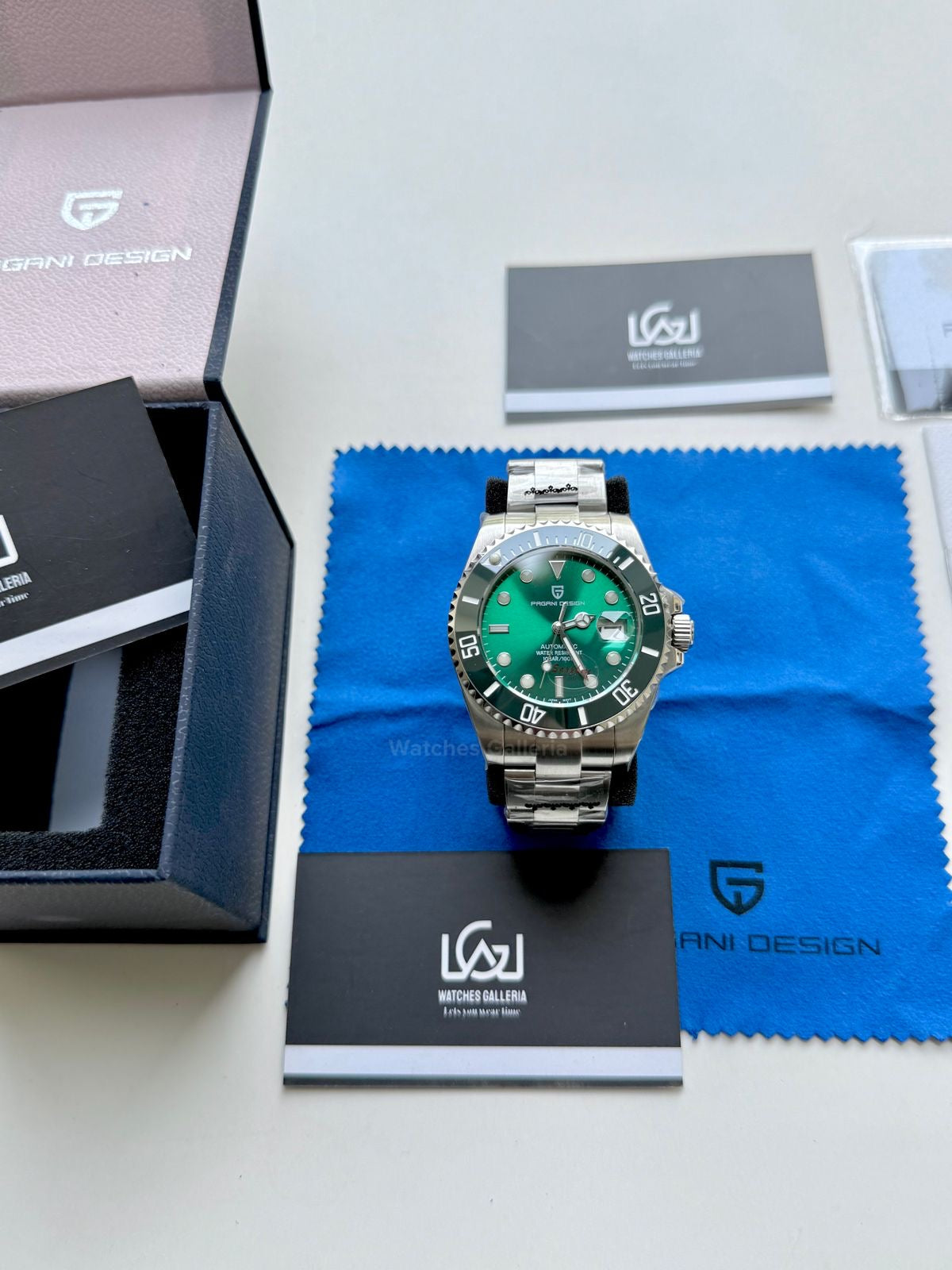 Pagani Design Watch PD1639 Submariner Automatic (Hulk) Pagani Design in Pakistan