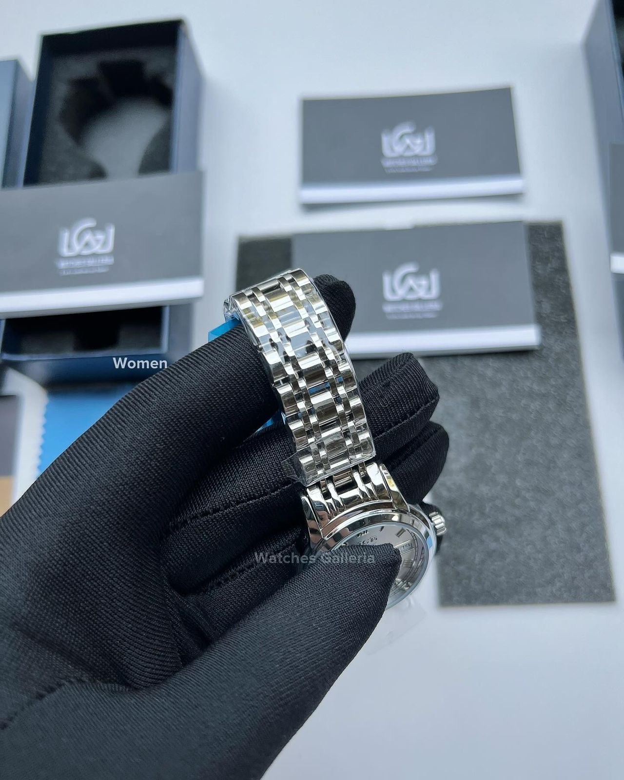 Lige Date Day Couple Watch (Silver) Lige9846 Lige10007L